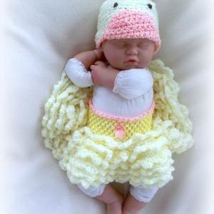Baby Duck Skirt And Hat Set