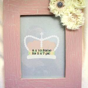 Shabby Chique Nursery Picture Frame 5 X 7 Window