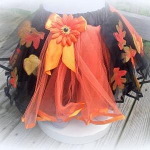 Halloween/fall Tutu And Headband Set