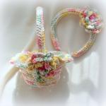 Spring Colors Crochet Basket