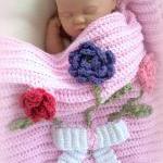 Three Rose Bouquet Newborn Receiving, Nursery..