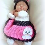 Poodle Skirt For Newborn Baby Girl 0 To 6 Months..