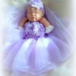 Baby Girl Purple Tutu And Headband