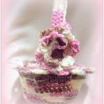 Chocolate Bunny Crochet Easter Basket And Hair..