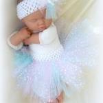 Tutu, Cute Pastel Colors Newborn Baby Girl 0 To 6..