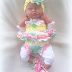 Newborn Baby Girl Little Sunshine Baby Doll Top,..