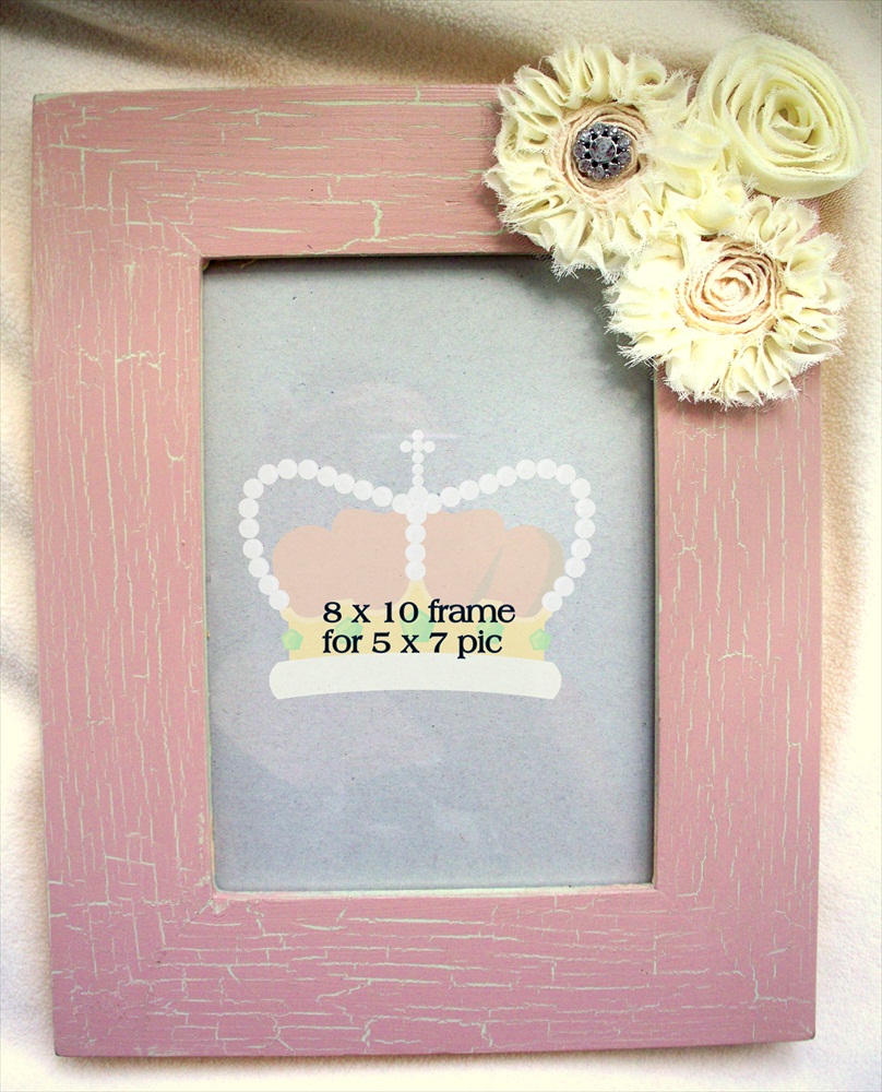 Shabby Chique Nursery Picture Frame 5 X 7 Window