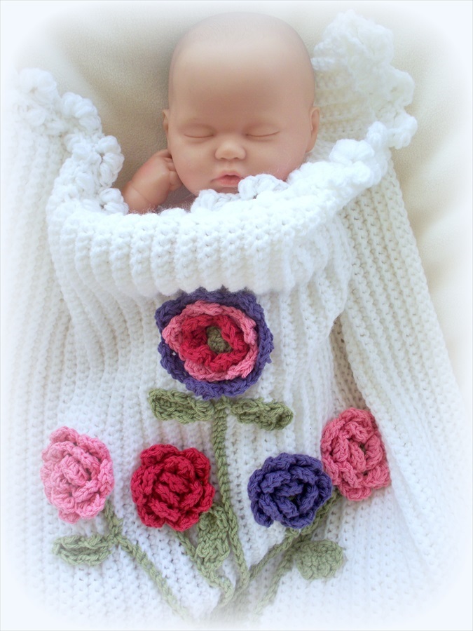 Roses Baby Girl Blanket