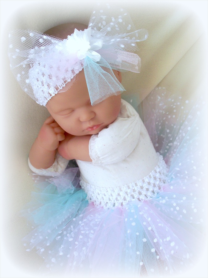 Tutu, Cute Pastel Colors Newborn Baby Girl 0 To 6 Months Handmade Tutu With Diaper Cover